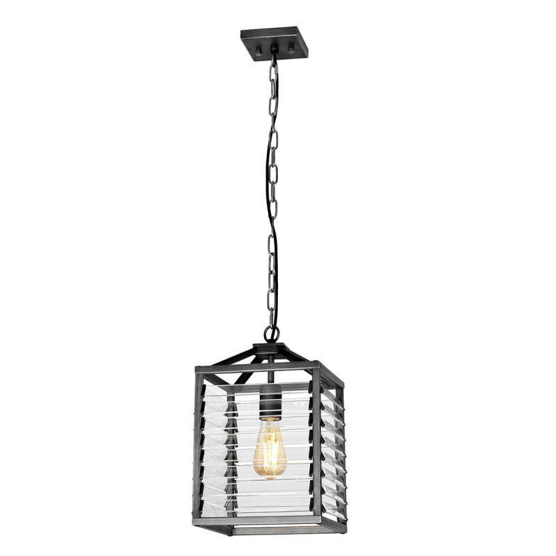 Lampa wisząca Louvre - 1 źródło światła - Szary LOUVRE-1P