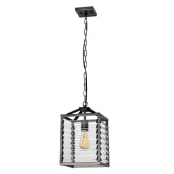 Lampa wisząca Louvre - 1 źródło światła - Szary LOUVRE-1P