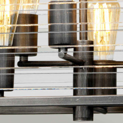 Lampa wisząca Louvre - 6 źródeł światła - Szary LOUVRE-6P