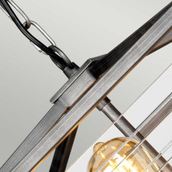 Lampa wisząca Louvre - 6 źródeł światła - Szary LOUVRE-6P