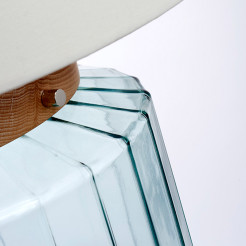 Lampa stołowa Luga - 1 źródło światła - Przezroczysty LUGA-TL-NATURAL