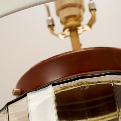 Lampa stołowa Luga - 1 źródło światła - Przydymiony LUGA-TL-SMOKE
