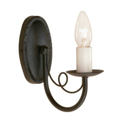 Kinkiet Minster - 1 źródło światła - Czarny MN1-BLACK
