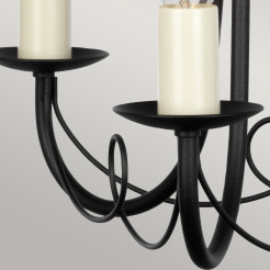Żyrandol Minster - 3 źródła światła - Czarny MN3-BLACK