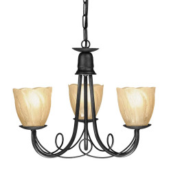 Żyrandol Minster - 3 źródła światła - Czarny MN3-BLACK