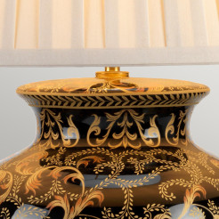 Duża lampa stołowa Morris - 1 źródło światła - Czarny, złoty MORRIS-TL-LARGE