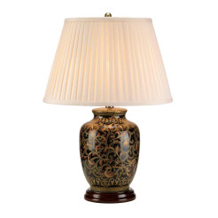 Mała lampa stołowa Morris - 1 źródło światła - Czarny, złoty MORRIS-TL-SMALL