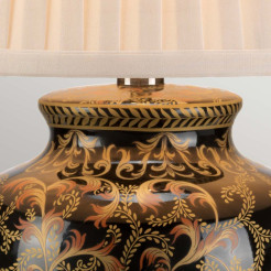 Mała lampa stołowa Morris - 1 źródło światła - Czarny, złoty MORRIS-TL-SMALL