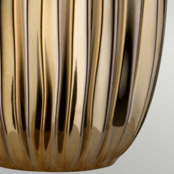 Duża lampa stołowa Newham - 1 źródło światła - Brązowy NEWHAM-TL-L