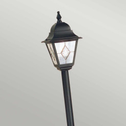 Latarnia słupkowa Norfolk NR4 - 1 źródło światła - Czarny NR4-BLK