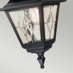 Latarnia wisząca Norfolk NR9 - 1 źródło światła - Czarny NR9-BLK