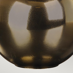 Lampa stołowa Ottoman - 1 źródło światła - Brązowy - Abażur w kolorze kości słoniowej OTTOMAN-TL-IV
