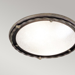 Plafon Pembroke - 1 źródło światła - Czarny, złoty PB-F-B-BLK-GOLD