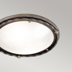 Plafon Pembroke - 1 źródło światła - Czarny, złoty PB-F-B-BLK-GOLD