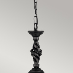 Lampa wisząca Pembroke - 1 źródło światła - Czarny PB-P-BLACK