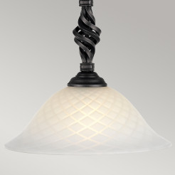 Lampa wisząca Pembroke - 1 źródło światła - Czarny PB-P-BLACK