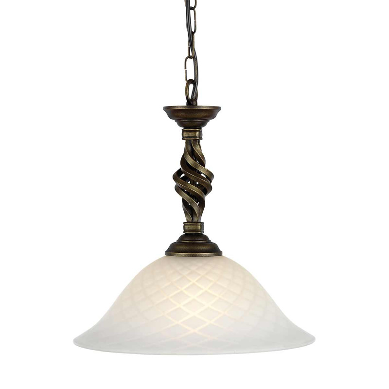 Lampa wisząca Pembroke - 1 źródło światła - Czarny, złoty PB-P-BLK-GOLD