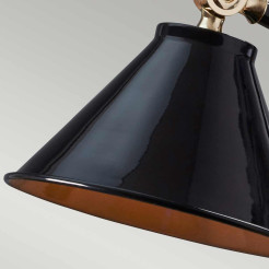 Mała lampa stołowa Provence Element - 1 źródło światła - Czarny, polerowany mosiądz PV-ELEMENT-BPB