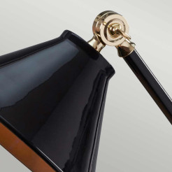 Mała lampa stołowa Provence Element - 1 źródło światła - Czarny, polerowany mosiądz PV-ELEMENT-BPB