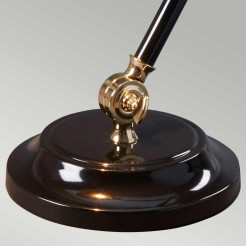 Mała lampa stołowa Provence Element - 1 źródło światła - Czarny, polerowany mosiądz PV-ELEMENT-BPB