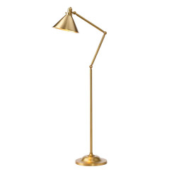 Lampa podłogowa Provence - 1 źródło światła - Postarzany mosiądz PV-FL-AB