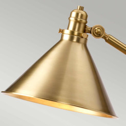 Lampa podłogowa Provence - 1 źródło światła - Postarzany mosiądz PV-FL-AB
