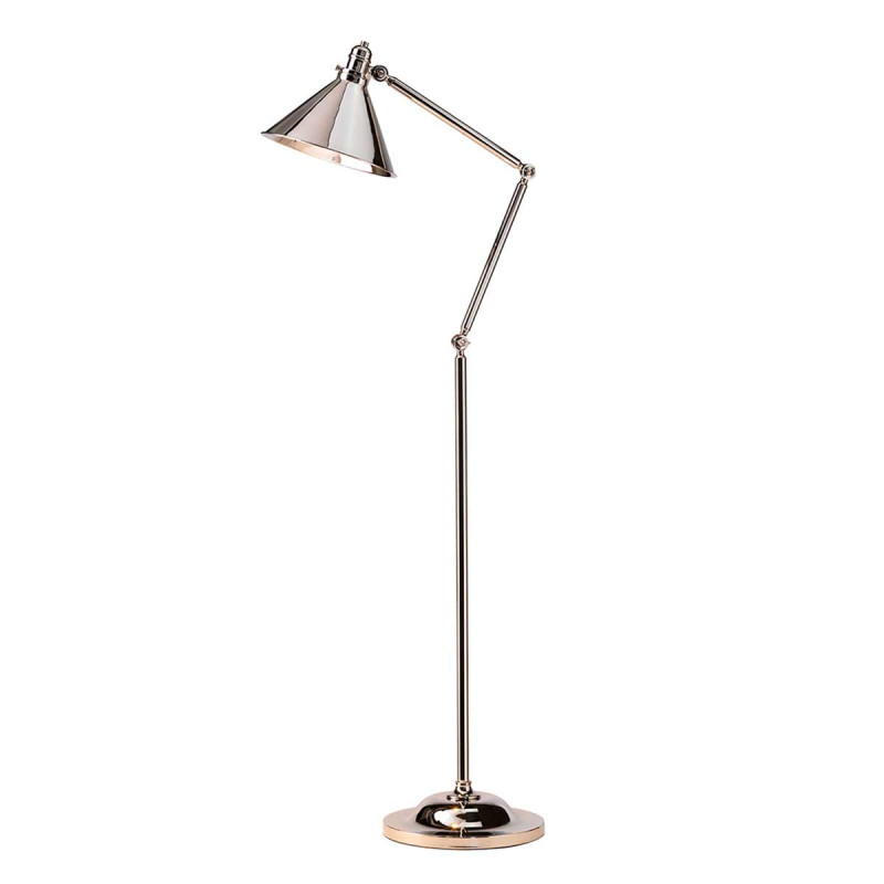 Lampa podłogowa Provence - 1 źródło światła - Polerowany nikiel PV-FL-PN