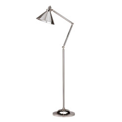 Lampa podłogowa Provence - 1 źródło światła - Polerowany nikiel PV-FL-PN