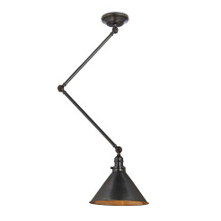 Kinkiet / Lampa wisząca Provence - 1 źródło światła - Postarzany brąz PV-GWP-OB