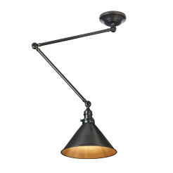 Kinkiet / Lampa wisząca Provence - 1 źródło światła - Postarzany brąz PV-GWP-OB