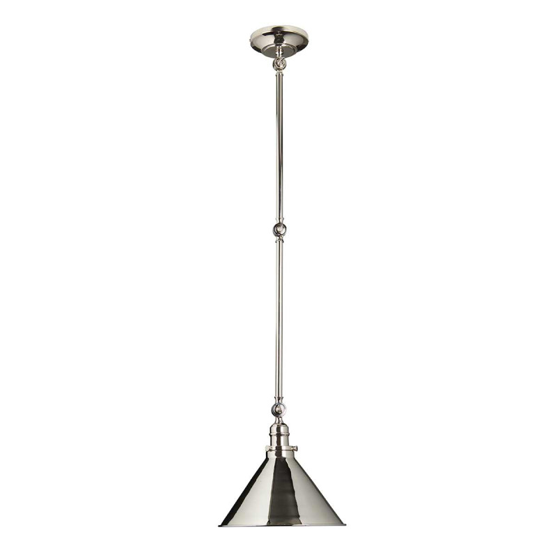 Kinkiet / Lampa wisząca Provence - 1 źródło światła - Polerowany nikiel PV-GWP-PN