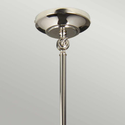 Kinkiet / Lampa wisząca Provence - 1 źródło światła - Polerowany nikiel PV-GWP-PN