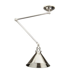 Kinkiet / Lampa wisząca Provence - 1 źródło światła - Polerowany nikiel PV-GWP-PN
