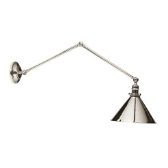 Kinkiet / Lampa wisząca Provence - 1 źródło światła - Polerowany nikiel PV-GWP-PN
