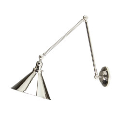 Kinkiet / Lampa wisząca Provence - 1 źródło światła - Polerowany nikiel PV-GWP-PN