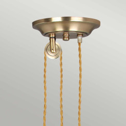 Lampa wisząca z obciążnikiem Provence - 1 źródło światła - Postarzany mosiądz PV-P-AGB