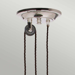 Lampa wisząca z obciążnikiem Provence - 1 źródło światła - Polerowany nikiel PV-P-PN