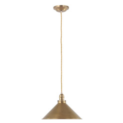 Lampa wisząca Provence - 1 źródło światła - Postarzany mosiądz PV-SP-AB