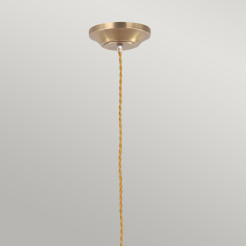 Lampa wisząca Provence - 1 źródło światła - Postarzany mosiądz PV-SP-AB