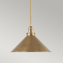 Lampa wisząca Provence - 1 źródło światła - Postarzany mosiądz PV-SP-AB