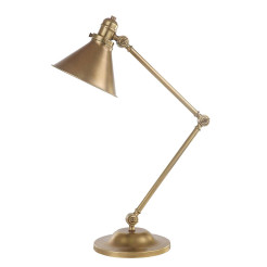 Lampa stołowa Provence - 1 źródło światła - Postarzany mosiądz PV-TL-AB