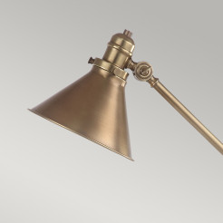 Lampa stołowa Provence - 1 źródło światła - Postarzany mosiądz PV-TL-AB
