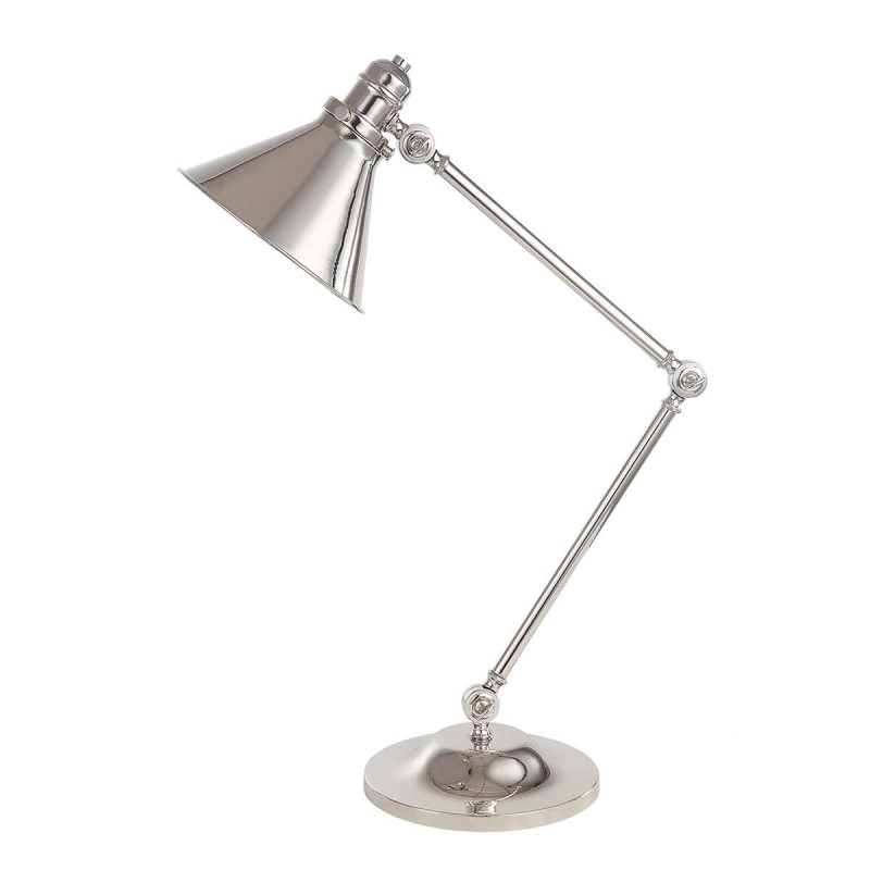 Lampa stołowa Provence - 1 źródło światła - Polerowany nikiel PV-TL-PN
