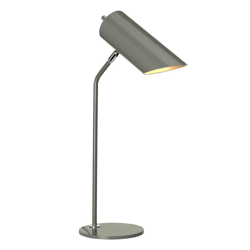 Lampa stołowa Quinto - 1 źródło światła - Ciemnoszary, polerowany nikiel QUINTO-TL-GPN