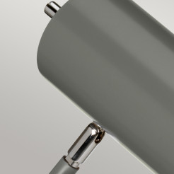 Lampa stołowa Quinto - 1 źródło światła - Ciemnoszary, polerowany nikiel QUINTO-TL-GPN