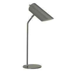 Lampa stołowa Quinto - 1 źródło światła - Ciemnoszary, polerowany nikiel QUINTO-TL-GPN