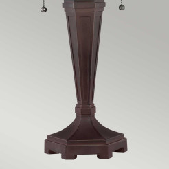 Lampa stołowa Arden - 2 źródła światła - Brązowa patyna QZ-ARDEN-TL
