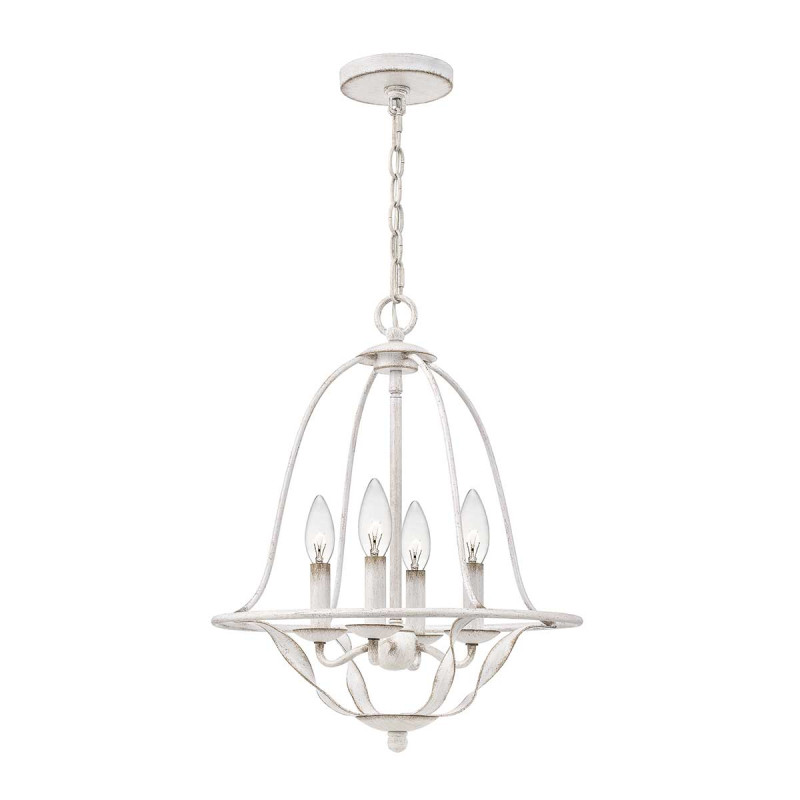 Lampa wisząca Bradbury - 4 źródła światła - Antyczna biel QZ-BRADBURY-4P-AWH