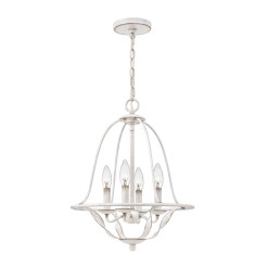 Lampa wisząca Bradbury - 4 źródła światła - Antyczna biel QZ-BRADBURY-4P-AWH