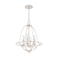 Lampa wisząca Bradbury - 4 źródła światła - Antyczna biel QZ-BRADBURY-4P-AWH